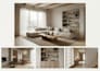 design 3d wabi sabi japandi interior with realistic render
